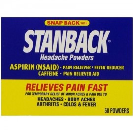 Stanback Dolor de cabeza Polvos 50 Cada (Pack de 4)