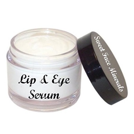 Crema de ojos y labios Suero (1 oz Jar) Arrugas crema hidratante anti-envejecimiento del contorno Orgánica Loción