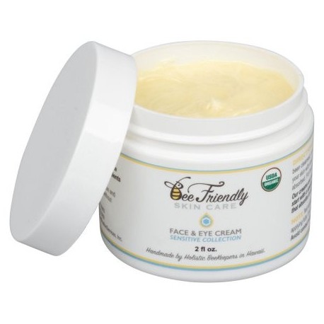USDA Certified Organic Cara y Hidratante Ojos Por BeeFriendly Sensible Colección - Hidratación Profunda todo en uno de la cara