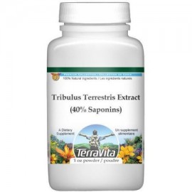 Tribulus terrestris extracto (Puncture Vine) (40% de saponinas) Polvo (1 oz ZIN- 514325)