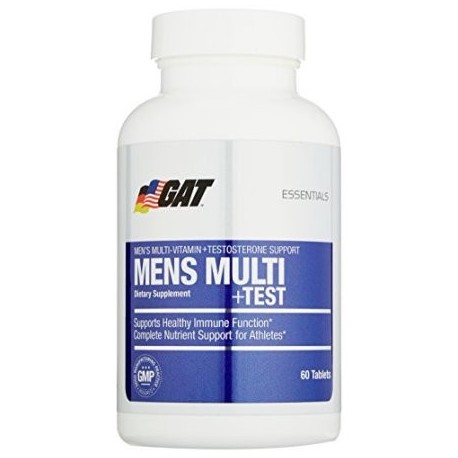 GAT Mens Multi - prueba prima de multivitaminas y completa testosterona Soporte El refuerzo con Tribulus terristis 60 tabletas