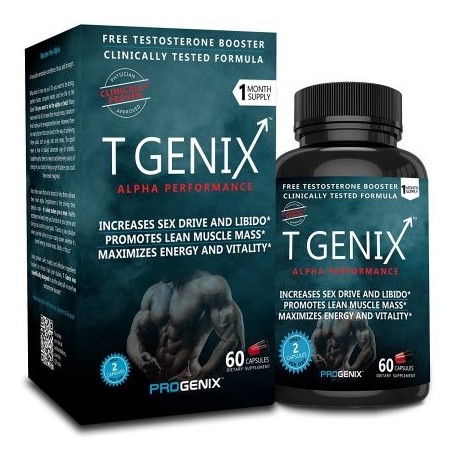 T GENIX testosterona libre Booster Suplemento con Tribulus terrestris Shilajit y Ashwaganda Fórmula clínicamente probada eleva