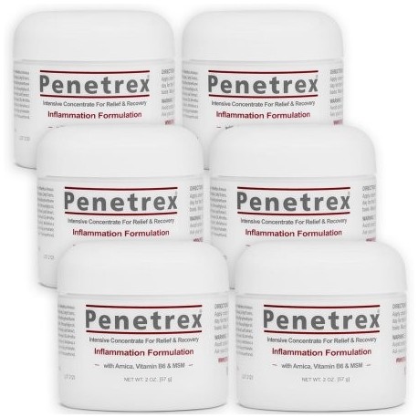 Penetrex Crema alivio del dolor de 2 onzas (paquete de 6) -- Avance patentado para la artritis dolor de espalda codo de tenista