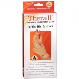 Therall Guantes de la artritis M Beige 1 Par
