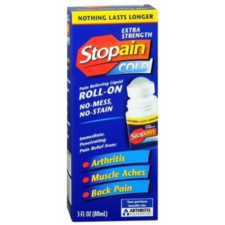 Stopain Extra Strength Roll-On (3 oz paquete de 2)