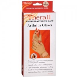 Therall Guantes de la artritis L Beige 1 Par