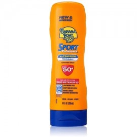 Banana Boat Sport Performance loción de protección solar de amplio espectro SPF 50 - 8 onzas