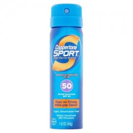 Bayer Coppertone Deporte protector solar en spray continuo UVA - UVB de amplio espectro SPF 50 16 oz