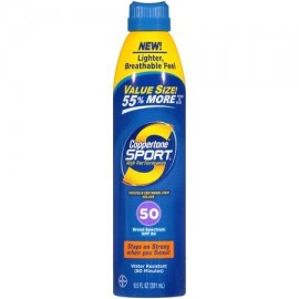 Coppertone Deporte rociado continuo de protección solar SPF 50 95 oz