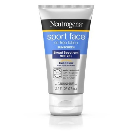 Neutrogena Deporte último cara sin aceite loción de protección solar Spf 70 - 2.5 Fl. Onz.