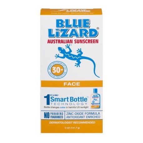 Blue Lizard australiana de protección solar facial 50 onzas líquidas