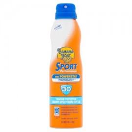 Banana Boat Rendimiento Deportivo continuo spray protector solar de amplio espectro SPF 30 6 oz