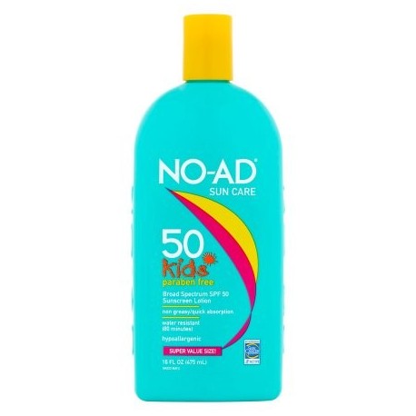 No hay ningún anuncio SPF 50 de protección solar de los niños