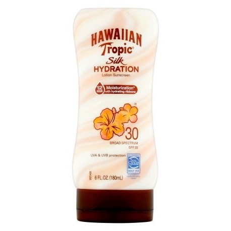 Hawaiian Tropic Seda Hidratación loción de protección solar de amplio espectro SPF 30 6 fl oz