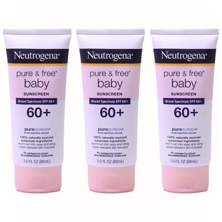 Neutrogena Pure -amp- bebé libre de protección solar SPF 60- 30 onzas líquidas