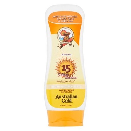 Alta resistencia SPF 15 loción de protección solar SPF15 Australian Gold