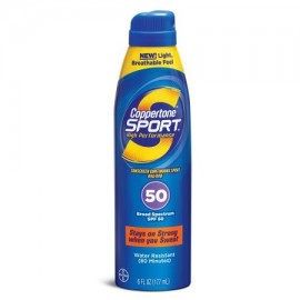 Coppertone Deporte Protector solar SPF rociado continuo 50 6 fl oz