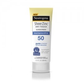 Neutrogena Zinc Sheer Dry-touch protector solar de amplio espectro SPF 50 3 Fl. Onz.