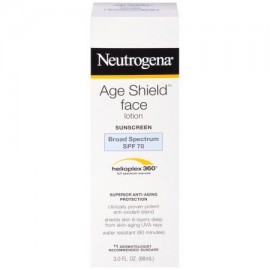 Neutrogena Edad escudo antioxidante cara loción de protección solar de amplio espectro Spf 70 protector solar libre de aceite 