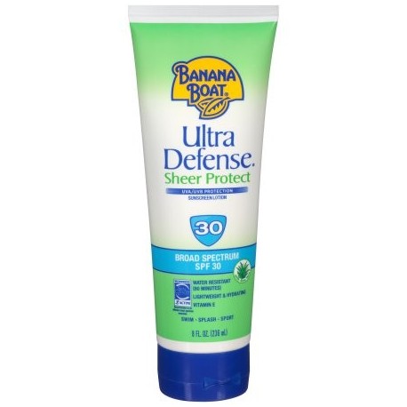 Banana Boat UVB de amplio espectro SPF 30 de protección solar 8 fl oz