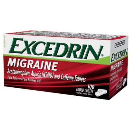 Excedrin migraña Analgésico - Analgésico Aid 100 ct