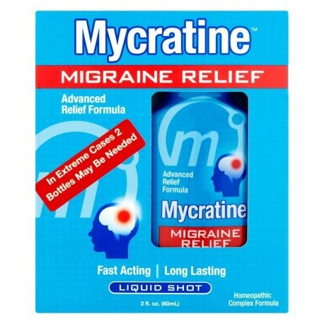 Mycratine Shot migraña alivio de líquido 2 fl oz