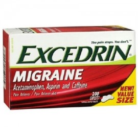 Excedrin migraña Analgésico Caplets 200 ea (Pack de 3)