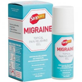 Stopain migraña tópica para aliviar el dolor Gel 162 oz (Pack de 3)