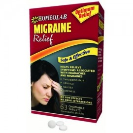 HOMEOLAB EE.UU. real alivio de la migraña 90 Ct