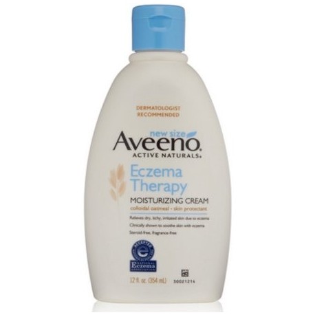 Aveeno activo Naturals Eczema Terapia Hidratante Cream 12 oz (Pack de 2)