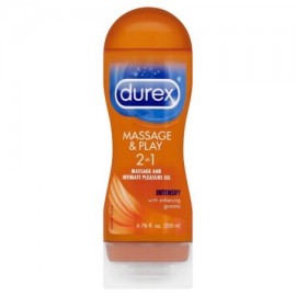 Durex ® Masaje -amp- Play 2 en 1 Intensificar Masaje y placer íntimo Gel 676 fl. onz. Botella