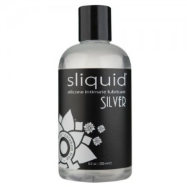 Sliquid Plata lubricante de silicona glicerina y paraben libre - botella de 85 oz