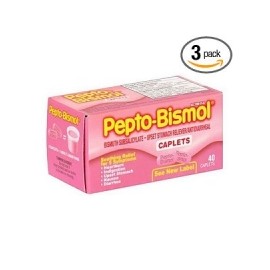 Pepto Bismol (3 cajas de 40 capsulas)