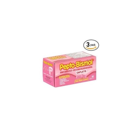 Pepto Bismol (3 cajas de 40 capsulas)