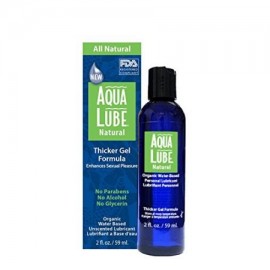 Aqua Lube Natural Lubricante personal de 2 onzas