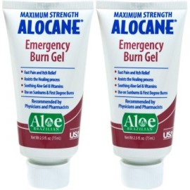 Alocane Emergencia Maximum Strength Burn del gel 25 onzas fluidas 2 recuento