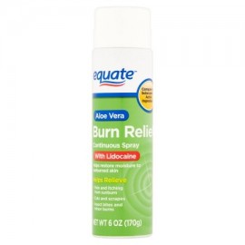 equate Burn Relief rociado continuo 6 oz