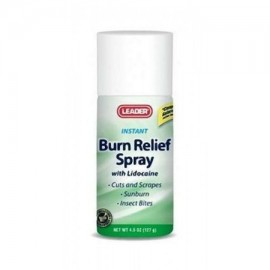 Leader Burn Relief Spray con lidocaína 45 oz