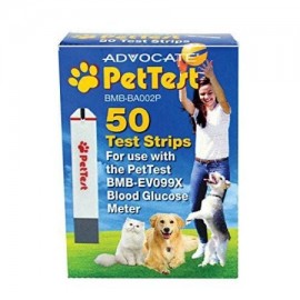 Advocate PetTest niveles de monitoreo de glucosa - Herramientas de análisis de diabetes - calibrado para Mascotas - con Free eO
