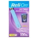 ReliOn Strips Ultima prueba de glucosa 100 Ct