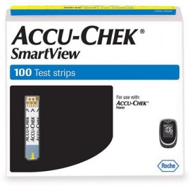 Accu-Chek Las tiras de prueba SmartView 100 ct