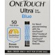 OneTouch tiras reactivas de glucosa Ultra Blue Blood 50 Ct