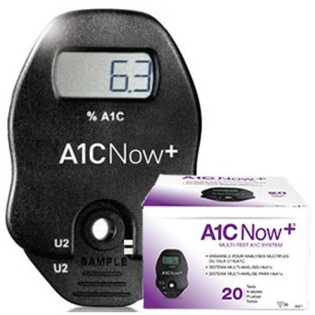 A1CNow hemoglobina glucosilada - HbA1c - hemoglobina A1C del sistema Multi-prueba de 20 pruebas