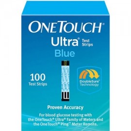 OneTouch tiras reactivas de glucosa Ultra Blue Blood 100 Ct