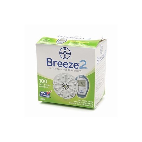 Bayer Breeze 2 tiras reactivas 100 Conde