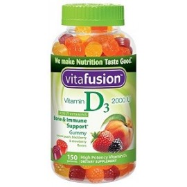 VITAFUSION VITAMIN D3 CON SABORES DE FRUTAS 150 CAPSULAS