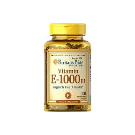 VITAMIN E 1000 IU SUPLEMENTO VITAMINICO 100 CAPSULAS