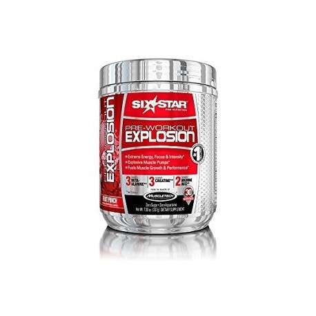 SIX STAR PRE WORKOUT EXPLOSION MAXIMA ENERGIA 207 GRAMOS