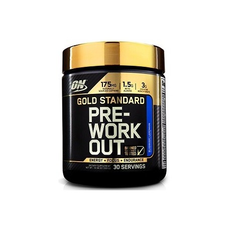 GOLD STANDARD PRE WORKOUT CON CREATINA 300 GRAMOS