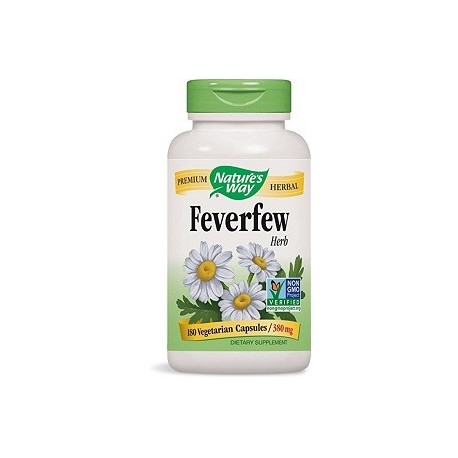 NATURES WAY FEVERFEW REMEDIO NATURAL PARA LAS MIGRAÑAS 180 CAPSULAS